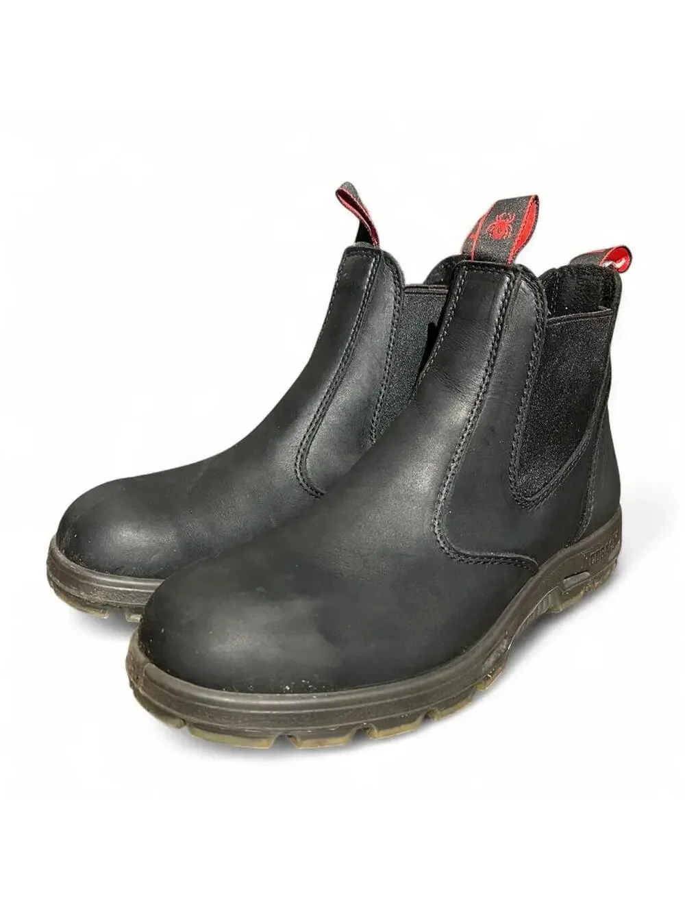 Redback UBBK Black Soft Toe Work Boots Elastic Sided